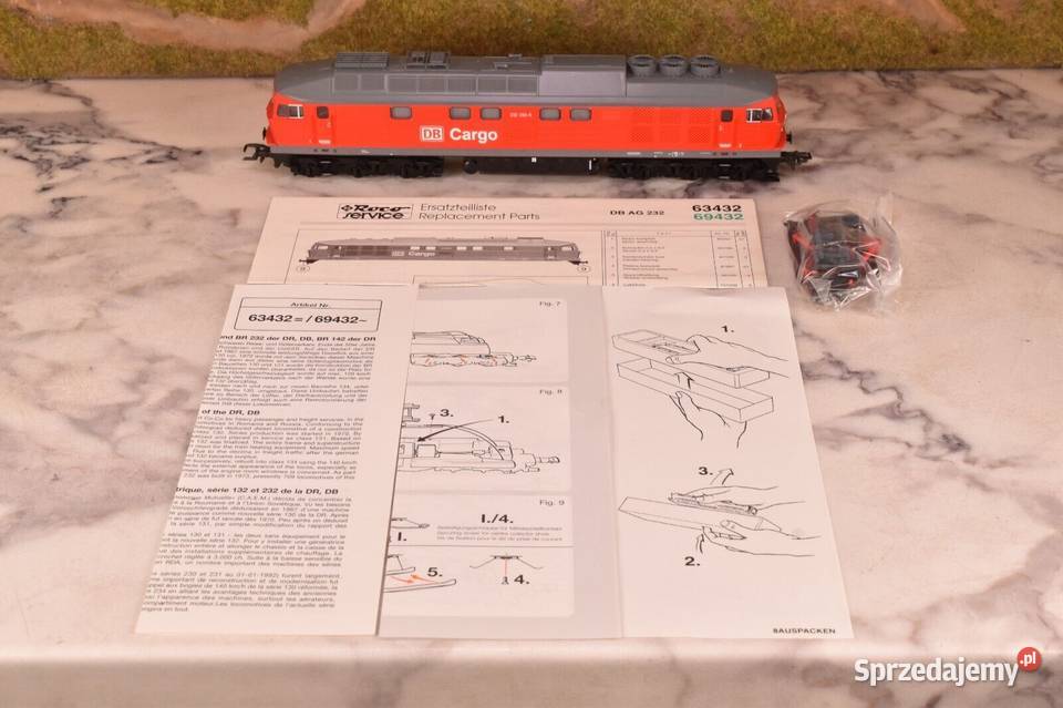 ROCO Lokomotywa Cargo PKP DB H0 187 cyfrowa śląskie Katowice