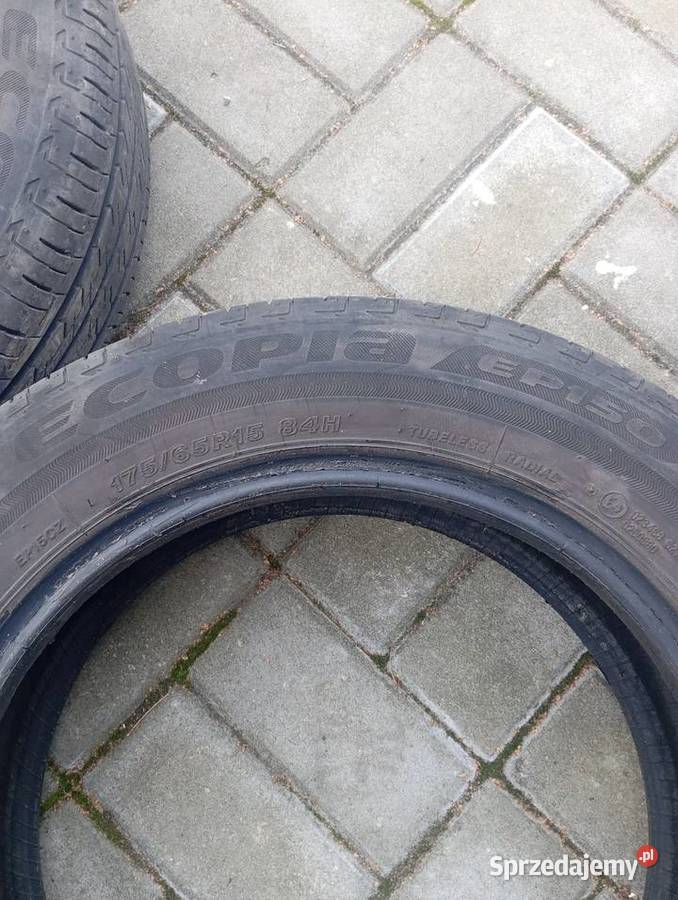 Opony letnie 17565 r15 Bridgestone Ecopia 15cale Gliwice sprzedam