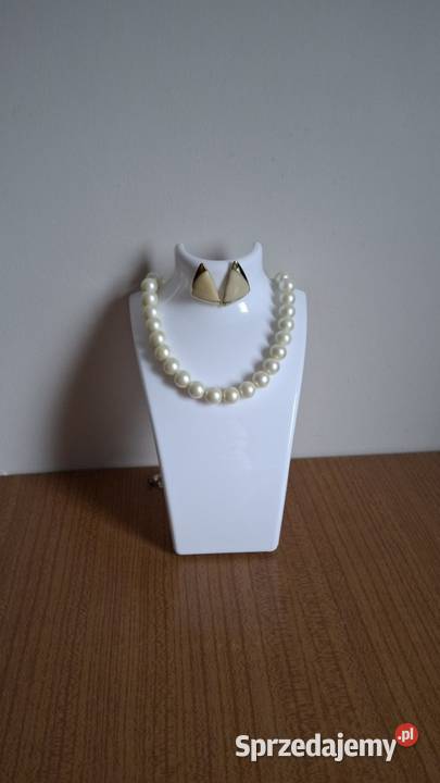 Zestaw klasyczne wykwintne perłowe korale z lubelskie Lublin
