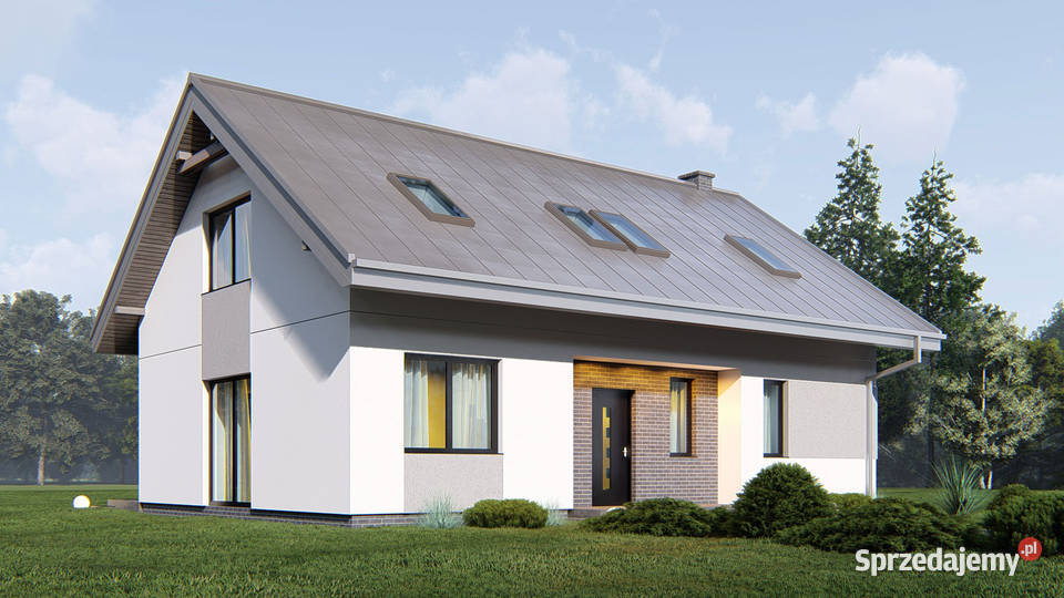 Projekt domu z poddaszem 143 m2 Kraków sprzedam