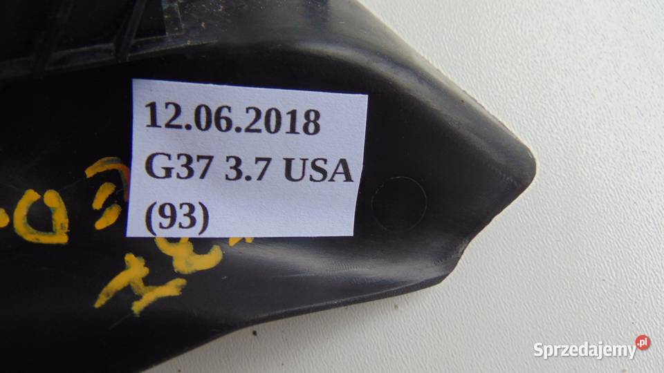 OSŁONA ZAŚLEPKA ZAWIASU LEWA PRAWA INFINITI G37 wielkopolskie