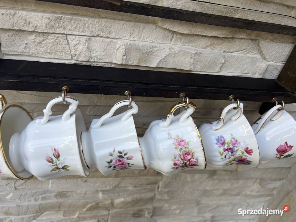 Stara porcelana angielska filiżanka sygnowana