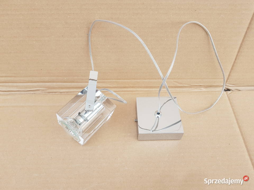 Lampa wisząca KOSTKA szkło 1x50W GU10 regulowana Lampy wiszące Warszawa