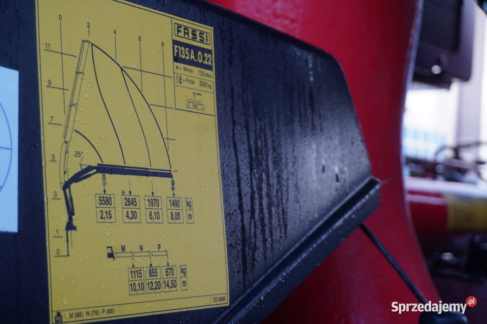 Renault C280 DTI 8 HDS Fassi 56 t Zasięg 8 m Kraków