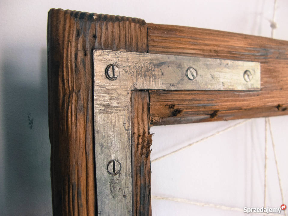 Stare okno ramka na zdjęcia tablica do rysowania odcienie brązowego