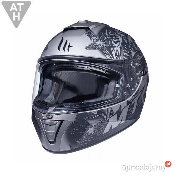 KASK BREEZE SZARY 2020 MATT 4 GWIAZDKI BLENDA S Kaski i odzież Motoryzacja Mrągowo