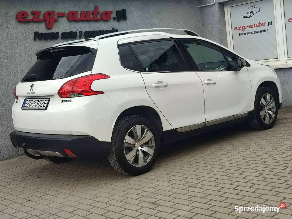 Peugeot 2008 bezwypadkowy ASO nawigacja biały łódzkie Zgierz