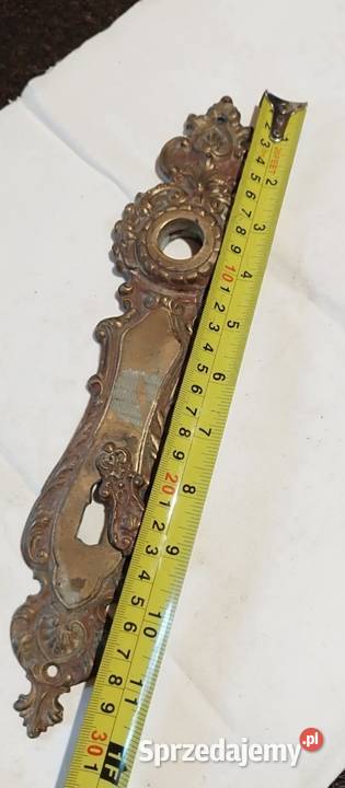 Ozdobny stary szyld drzwiowy lubuskie Słubice