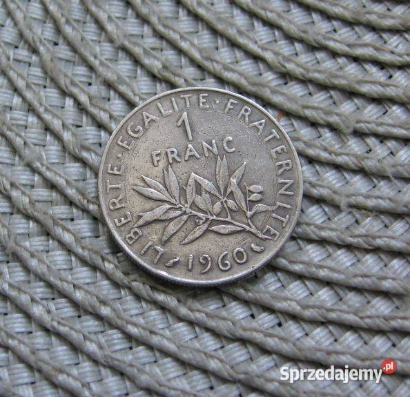 Francja 1 Frank 1960r