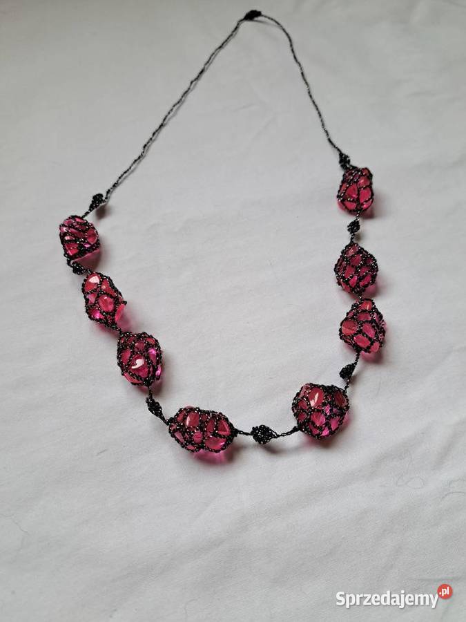 Naszyjnik handmade z kamieniami Dla kobiet małopolskie Brzesko