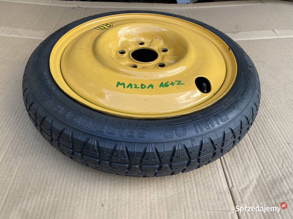 Koło9 dojazdowe 16 MAZDA 3 III 5 Zestaw lewarek wielkopolskie Miejska Górka