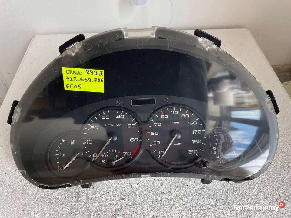 LICZNIK ZEGARY PEUGEOT 206 DWIE WTYCZKI Warszawa