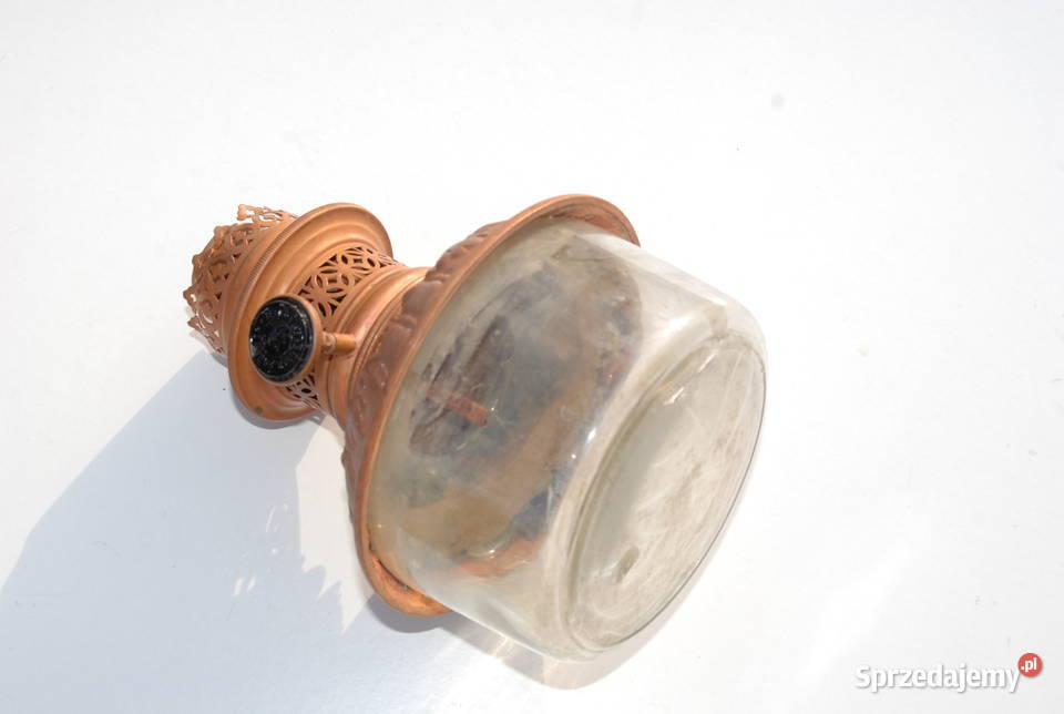 Stara lampa przedwojenna naftowa Gebruder Cieszyn
