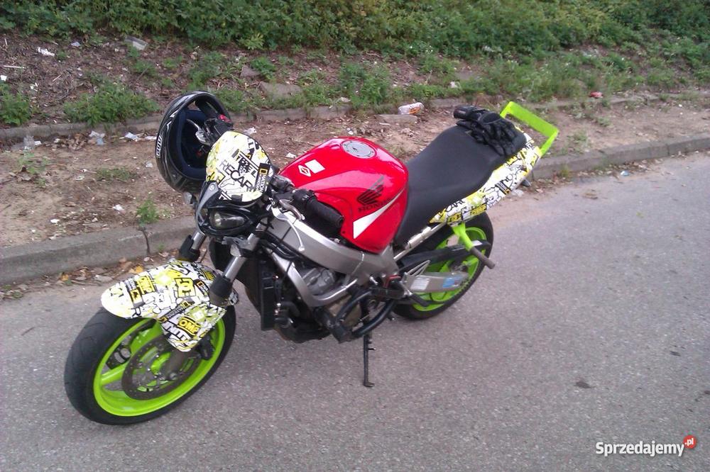 Honda cbr 600 f4i stunt pies na auto łańcuch Biała Piska