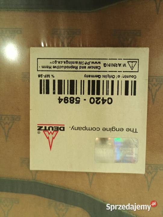 Uszczelka pod kolektor Deutz fhar Kowalowa