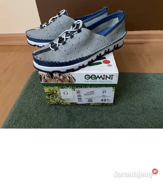 Buty skórzane damskie Gemini 37 3940 Nowe inna Półbuty Półbuty Żary