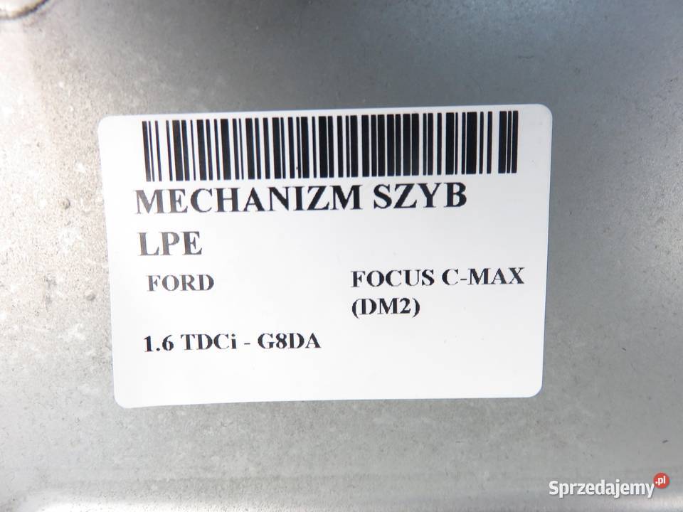 PODNOŚNIK SZYBY LEWY FORD FOCUS C 3M5T14B531BG małopolskie