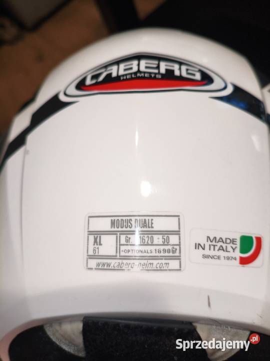 kask motocyklowy caber Modus duale