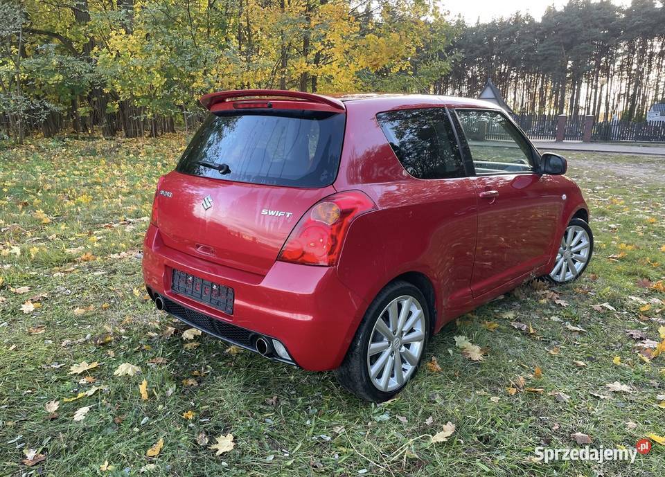 Suzuki Swift Sport 16 125 czerwony 17 Alu NAVI Zbąszyń