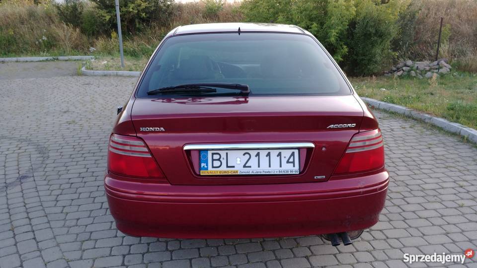 Honda Accord 18 vtec 136 VI gen 2000 welurowa tapicerka Łomża