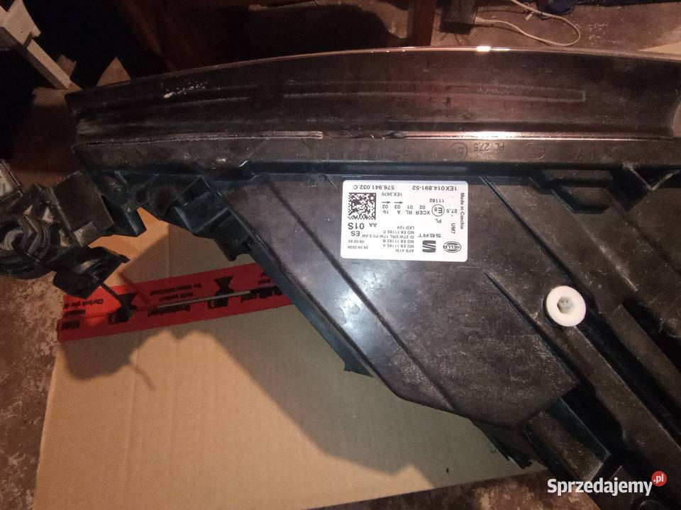 Seat Cupra Ateca Reflektor prawy Lampy przednie Mińsk Mazowiecki