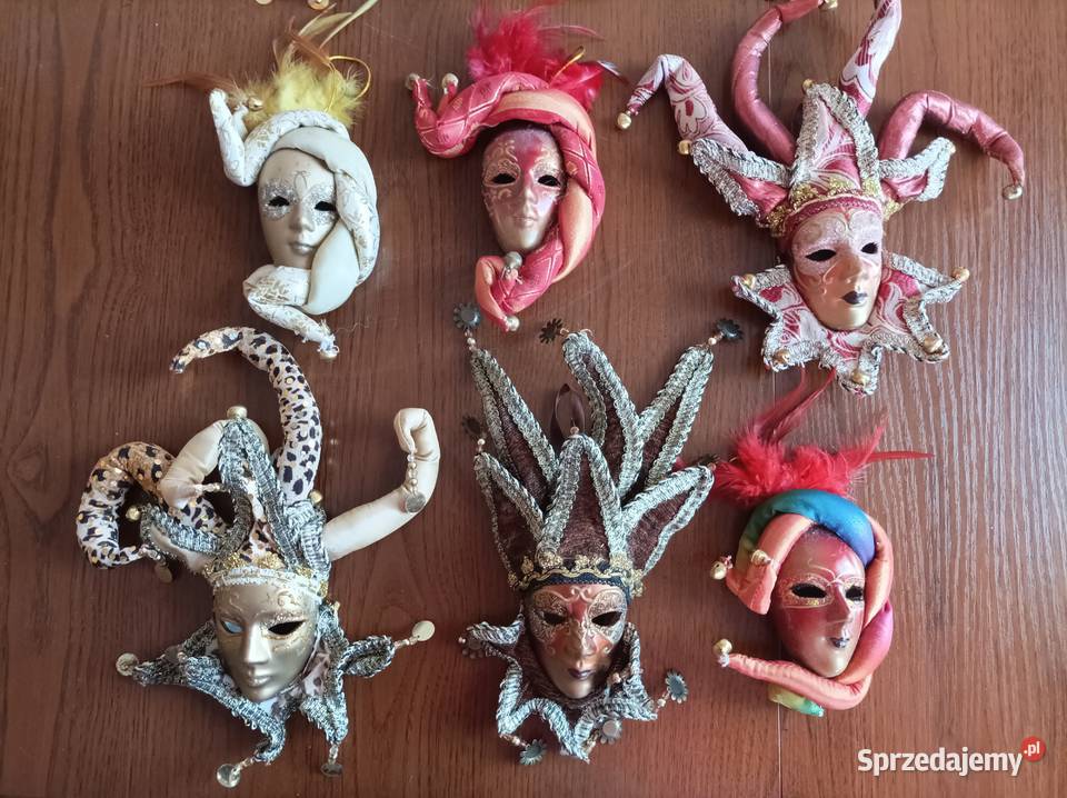 Maski weneckie ozdoby na ścianę Tarnów
