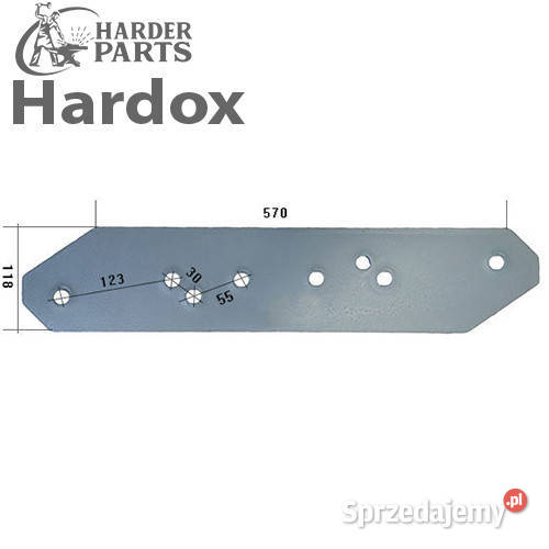 Płoza długa HARDOX 3401870P WS2MR części do Suwałki