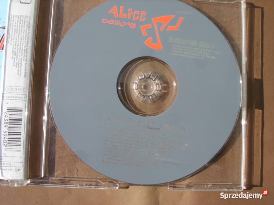 ELEKTRO SINGIEL cd alice deejaybetter of alone Wołów