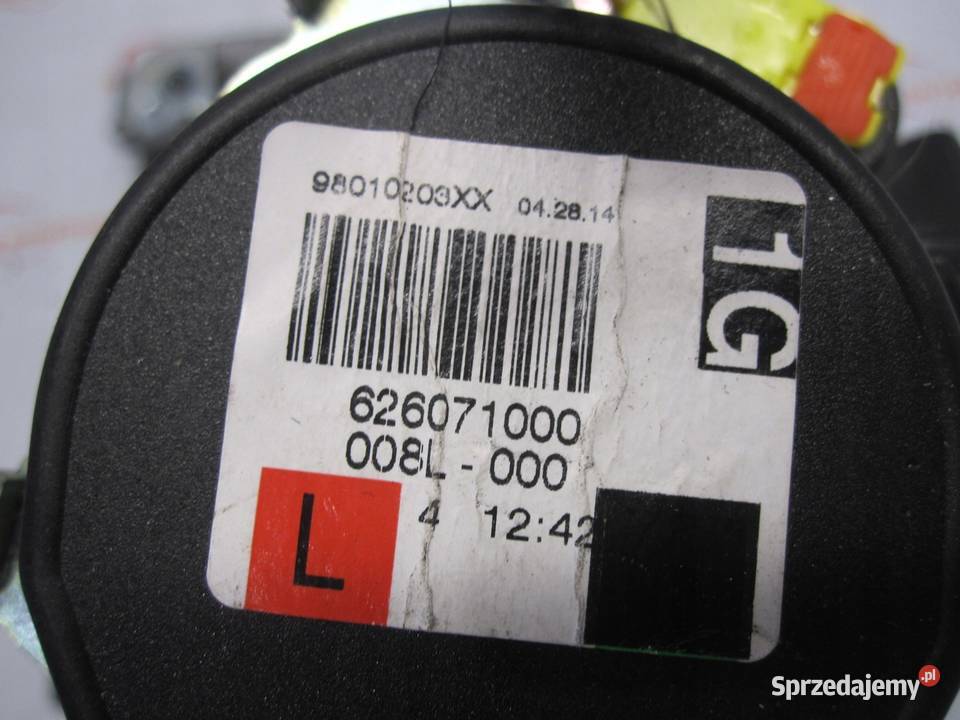 C4 GRAND PICASSO II 15r pas bezpieczeństwa lewy świętokrzyskie Kielce sprzedam