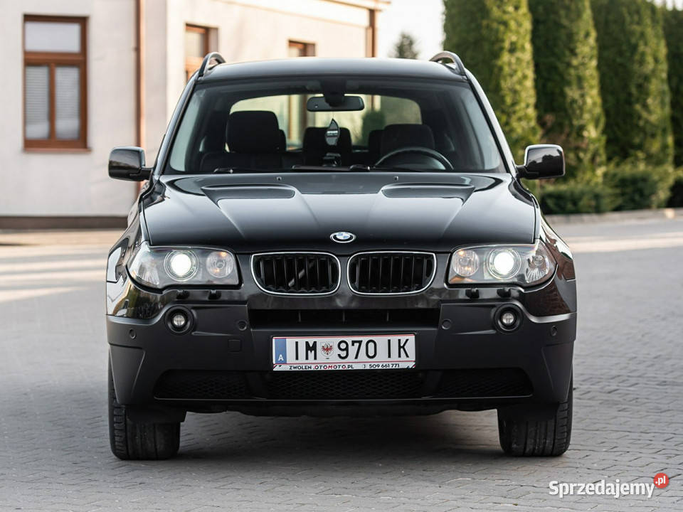 BMW X3 20d 150 Manual M47 Super Stan Serwisowana podgrzewane fotele X3 Zwoleń sprzedam