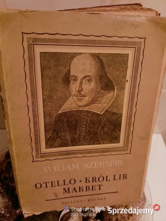 Otello Król Lear Makbet Szekspir biblioteka Warszawa