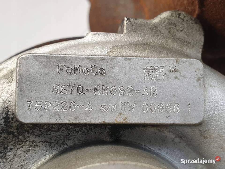 TURBOSPRĘŻARKA Jaguar XType 20 D 6S7Q6K682AD lubelskie Chełm sprzedam