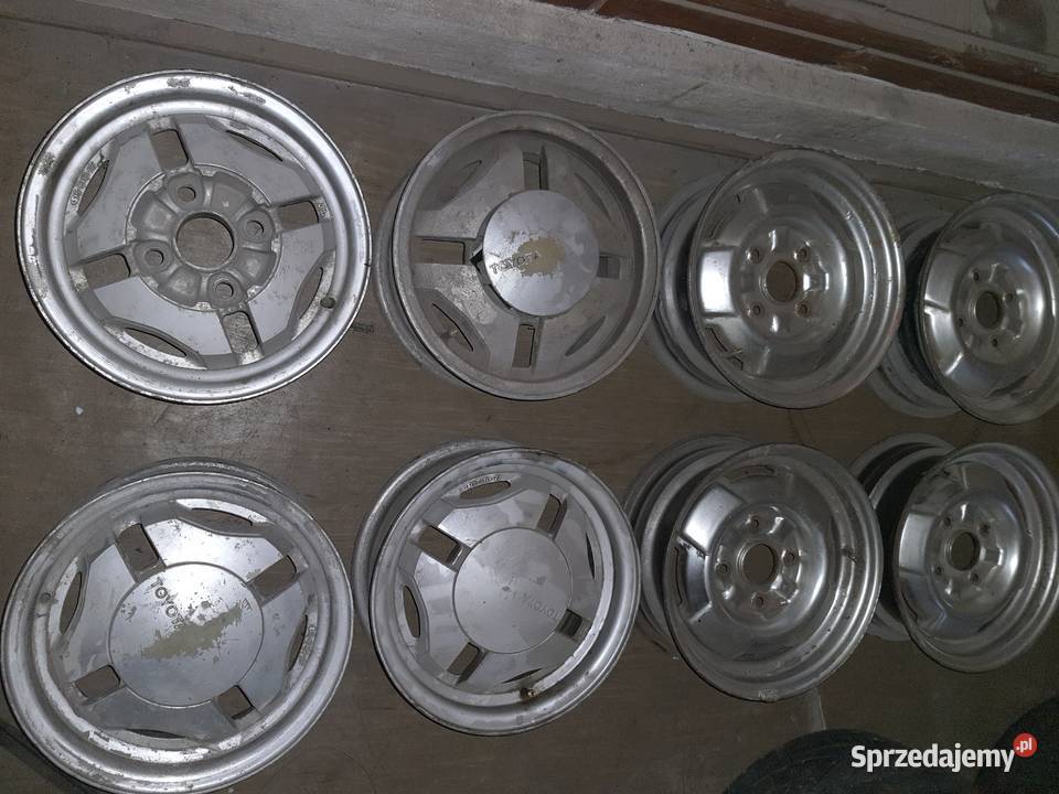 3 komplety felg OEM Toyota Corolla AE85 AE86 R13