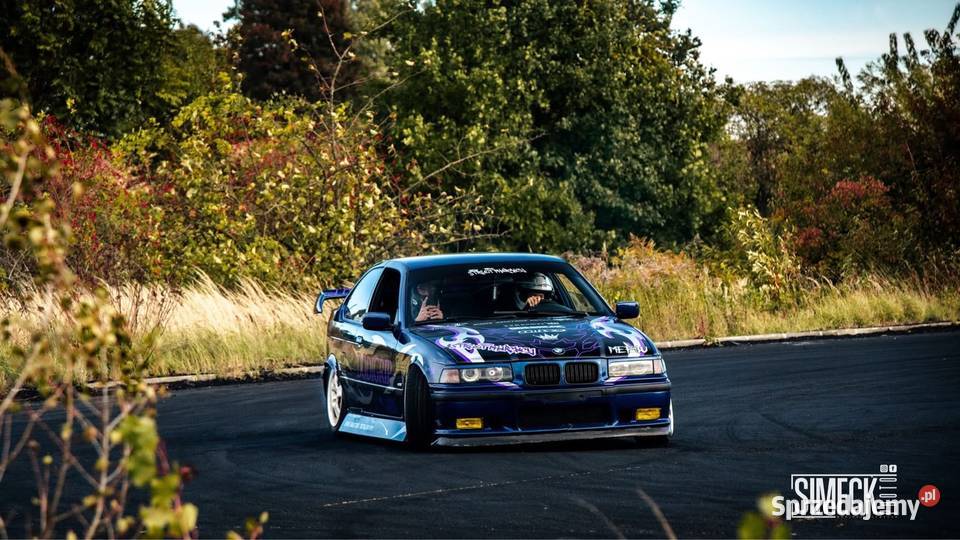BMW E36 Compact LPG Driftspec 28TU niebieski Bielsko-Biała