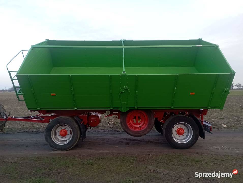 Przyczepa niemiecka 8 ton ładowności trójstronny Słuszków