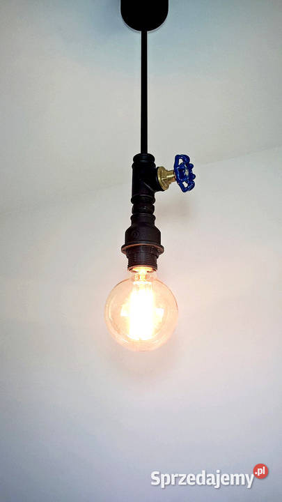 Lampa sufitowa loft z rur hydraulicznych Limanowa