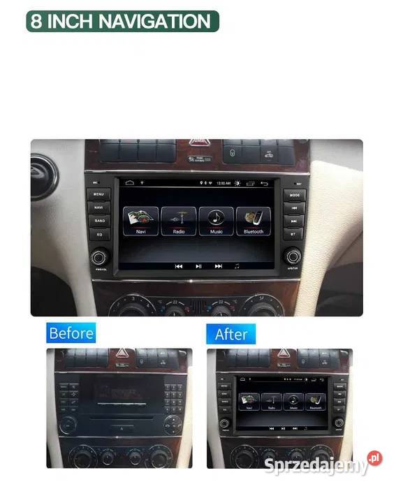 Radio android 10 Mercedes W203 CLC gps bluetooth Ożarowice sprzedam