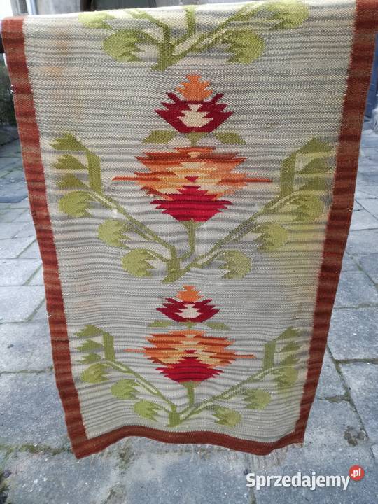 WEŁNIANY KILIM ART DECO małopolskie Kraków