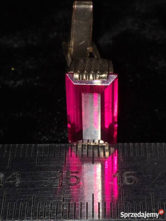 Antyk Srebrne spinki do mankietów z turmalinem srebrne lubelskie Lublin