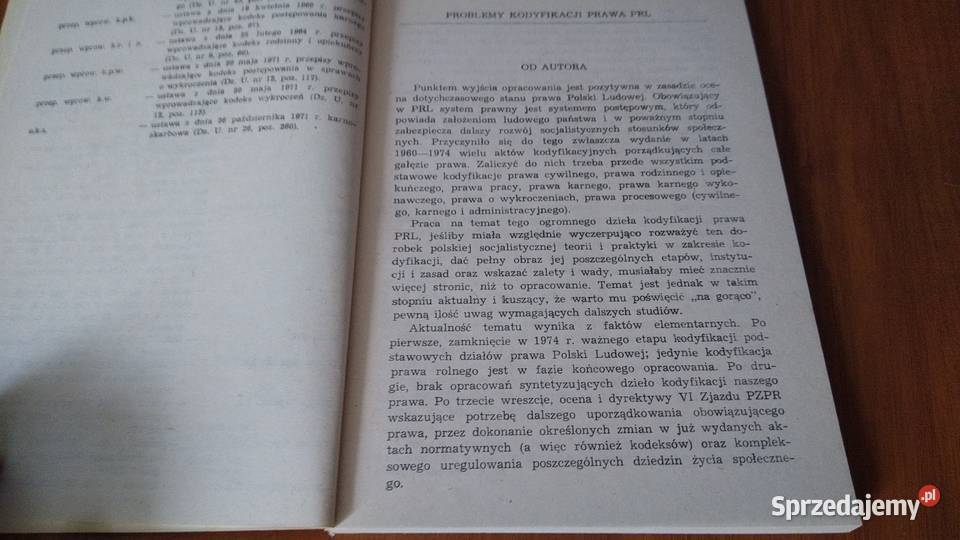 Problemy kodyfikacji prawa PRL Henryk Rot Rok wydania 1978 Gdańsk