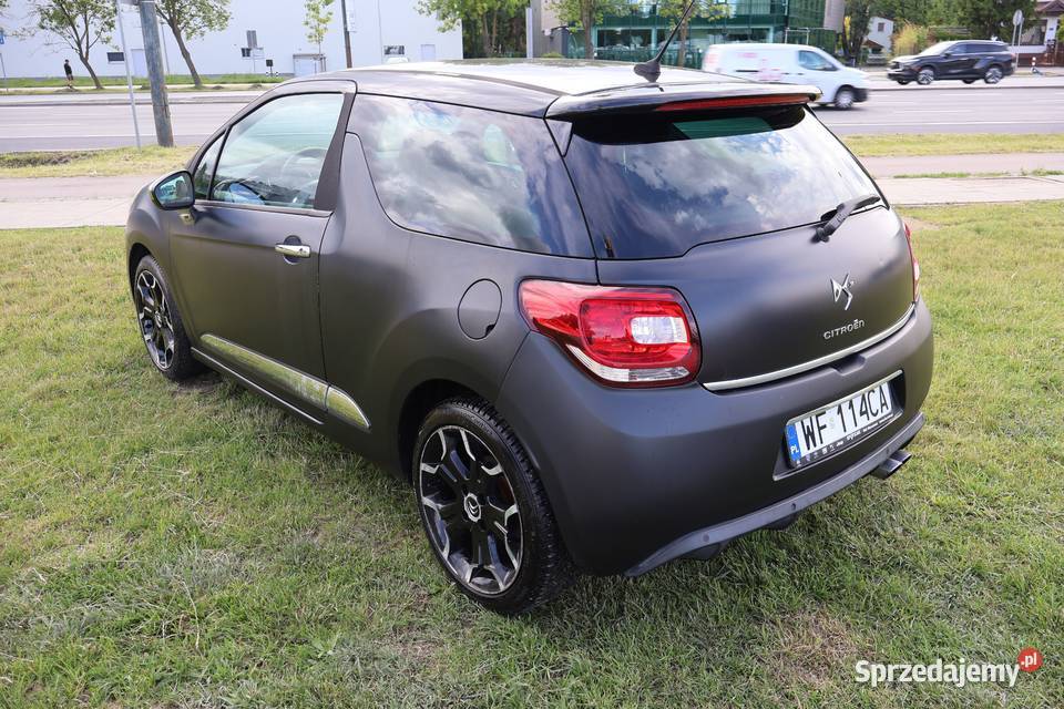 Citroen DS3 16 THP 156 SalonCH Czarny Mat 156KM Warszawa