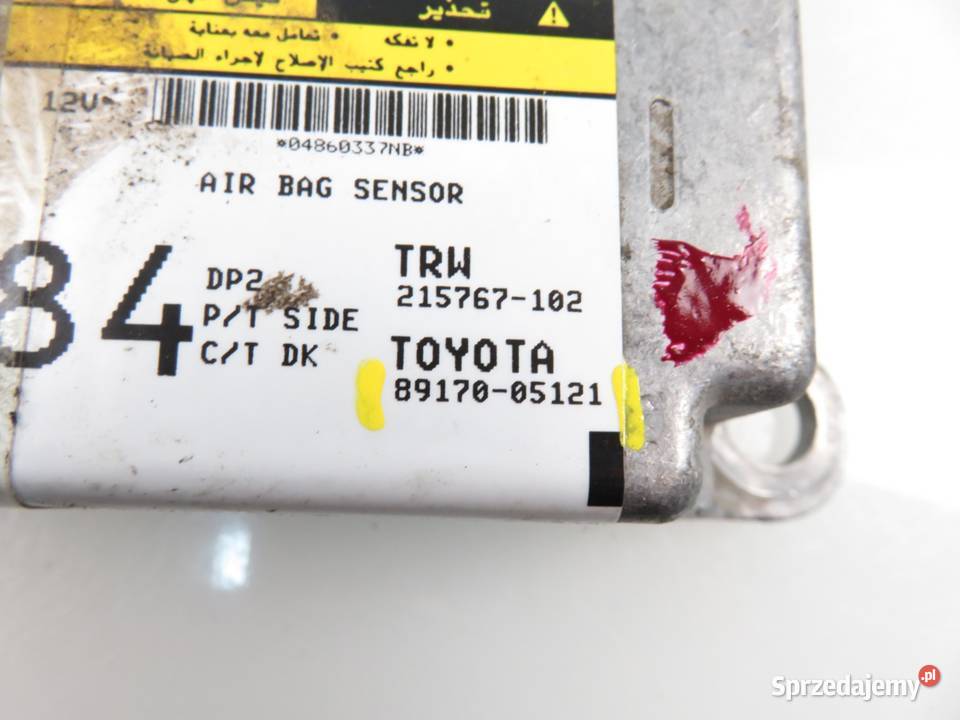 MODUŁ AIRBAG TOYOTA AVENSIS II T25 8917005121 osobowe małopolskie