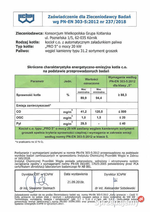 KOTŁY 20 kW do 200m2 Kocioł z PODAJNIKIEM Piec Poznań