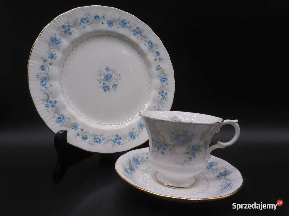 Zestaw śniadaniowy trio Royal Malvern Bone China Raszków