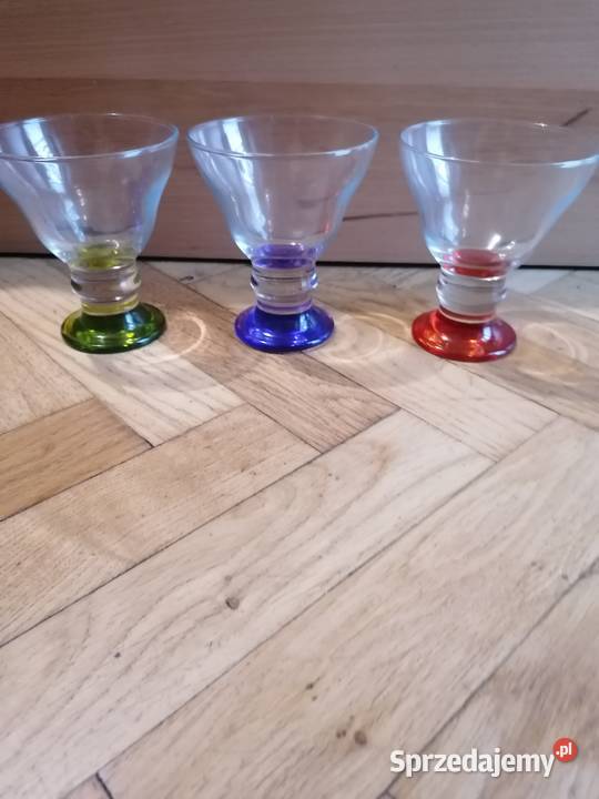 Kieliszki z kolorową stopką Gdańsk