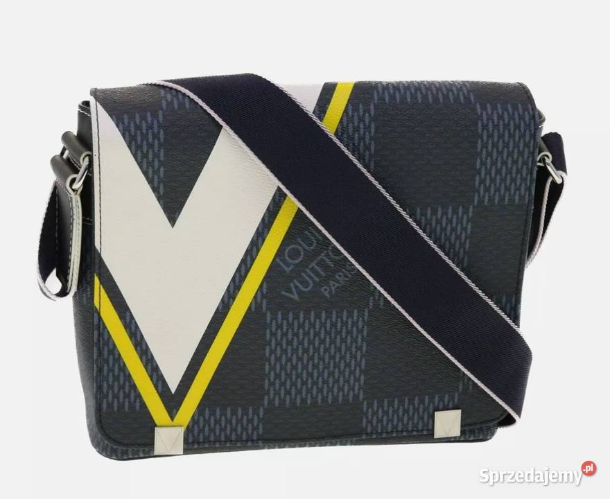 Oryginalna LOUIS VUITTON Damier Cobalt District Warszawa
