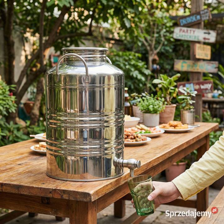 Bańka stal nierdzewna inox beczka pojemnik na