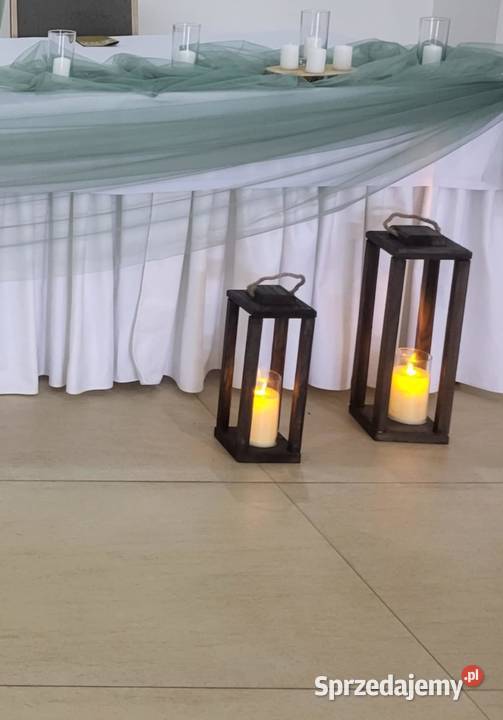 Lampion drewniany impregnowany drewnochronem