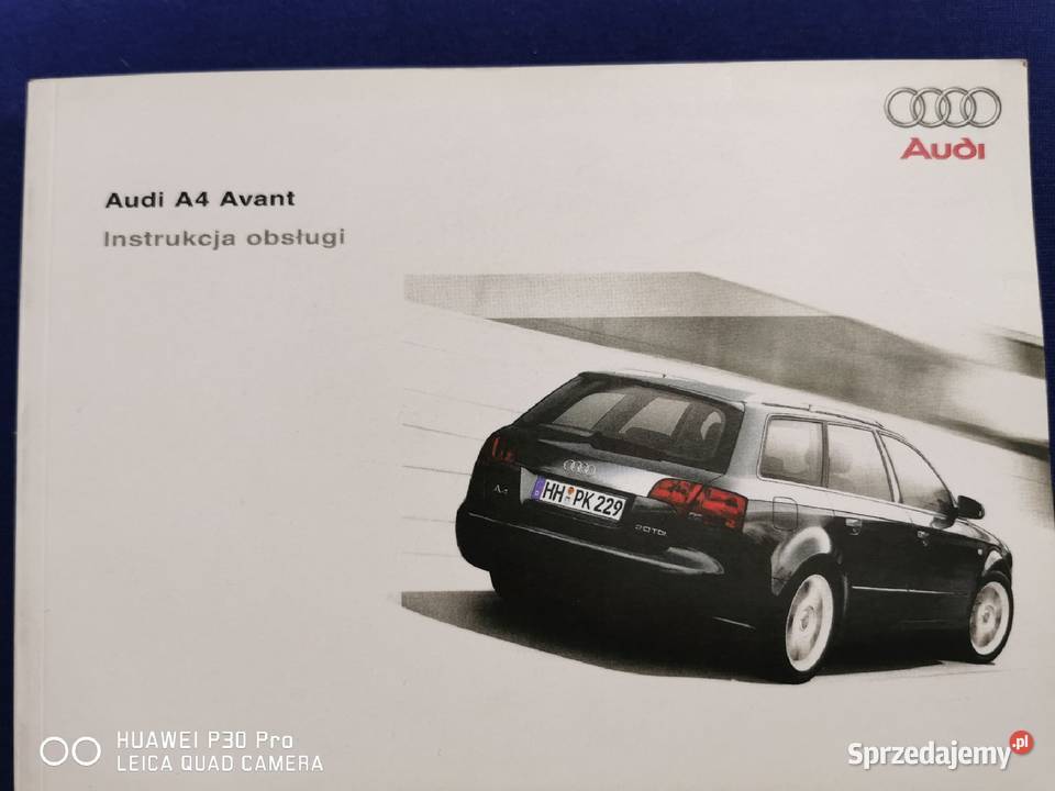 polska instrukcja Audi A4 B7 Jaworzno sprzedam