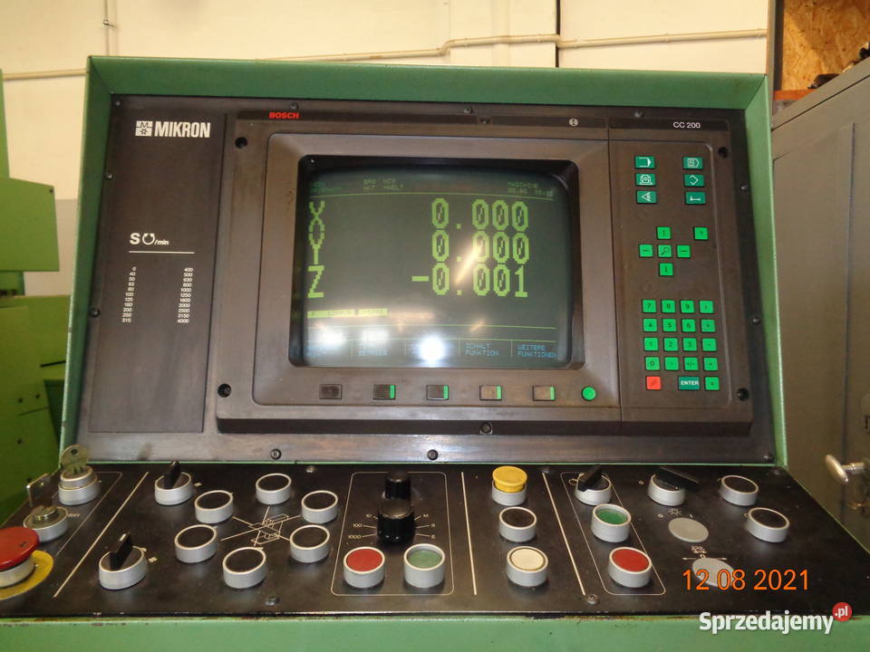 FREZARKA NARZĘDZIOWA CNC MIKRON WF 21D Produkcja Warszawa